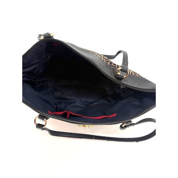 Tommy Hilfiger Black and Beige Handbag Purse – OS - Picture 9 of 9